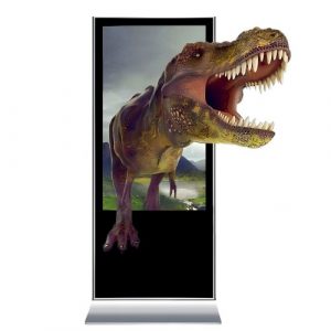 Eye Catching 43 Inch Indoor 4K Glass Free 3D TV LCD Naked Eye 3D Billboard Screen