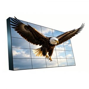High Brightness Naked Eye 3D Display Video Wall 4K Resolution Large Format Display System
