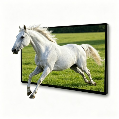 110 Inch Naked Eye 3D Retail Advertising Screen 4K Resolution Glasses-Free 3D Commercial Display - 图片 2